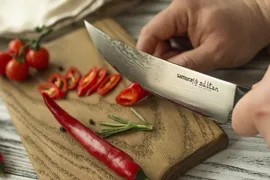 Нож кухонный-пчак "Samura SULTAN" 159 мм, G-10
