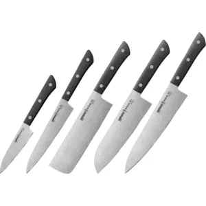 Набор из 5 кухонных ножей Samura Harakiri SHR-0250B/SHR-0250B/K Harakiri SHR-0250B/SHR-0250B/K
