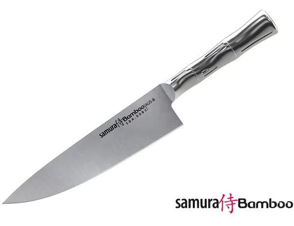 Нож кухонный стальной Шеф Samura BAMBOO-0