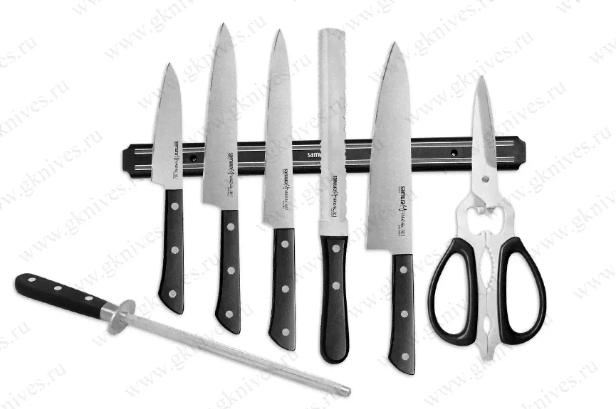 Набор ножей 8 в 1 Samura Harakiri SHR-0280B арт.0609.263-0