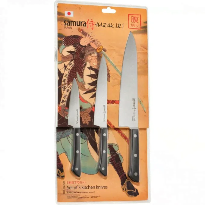 Набор из 3-х ножей SAMURA HARAKIRI SHR-0220B-4