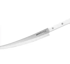 Нож кухонный "Samura HARAKIRI" SHR-0046WT/K слайсер Tanto 230 мм, ABS пластик