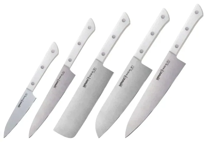 Набор Samura Harakiri 5 ножей SHR-0250 белый-0