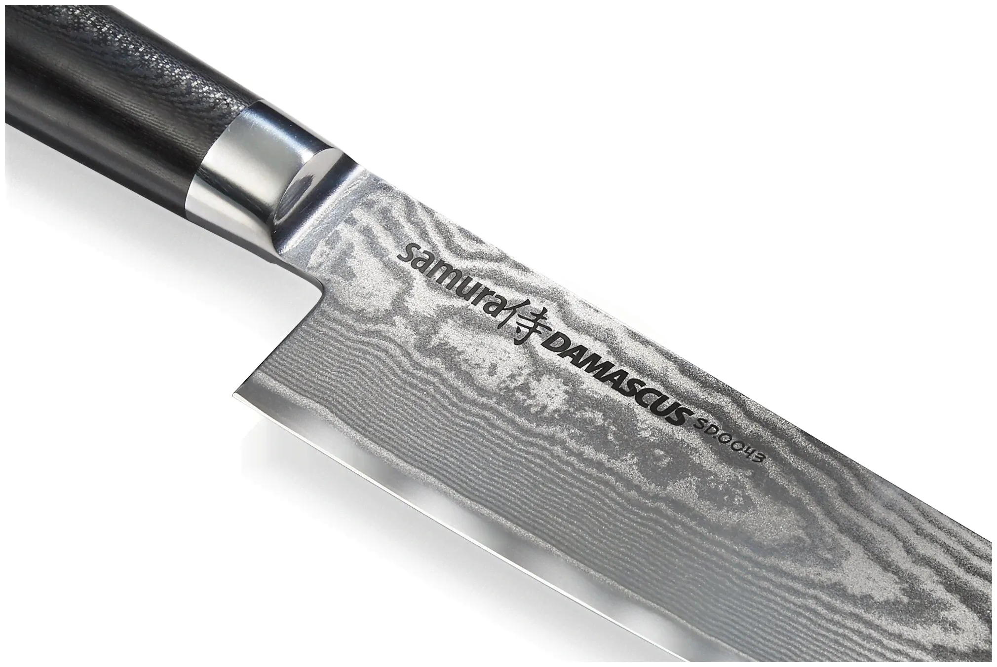 Нож кухонный "Samura DAMASCUS" Накири 167 мм, G-10