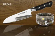 Нож кухонный "Samura Pro-S" Сантоку 180 мм, G-10