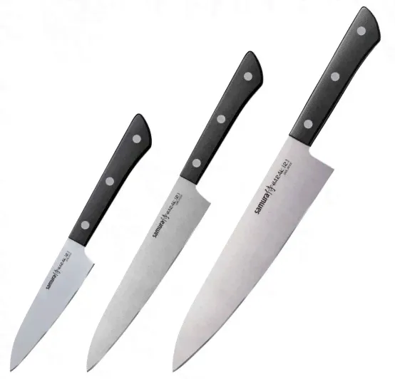 Набор ножей 3 в 1 Samura Harakiri SHR-0220B