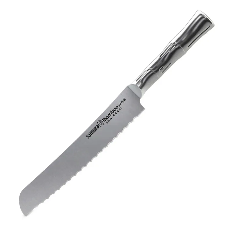 Нож кухонный Samura Bamboo для хлеба, 200 мм, SBA-0055-0