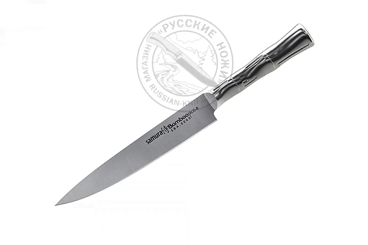 Нож кухонный SBA-0045 "SAMURA BAMBOO", слайсер, 194 мм-0