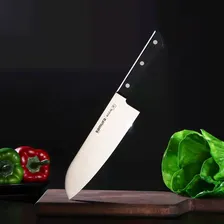 Нож кухонный Samura HARAKIRI, Сантоку, лезвие 17,5 см, чёрная рукоять