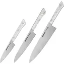 Набор из 3-х ножей SAMURA HARAKIRI SHR-0220AW/K