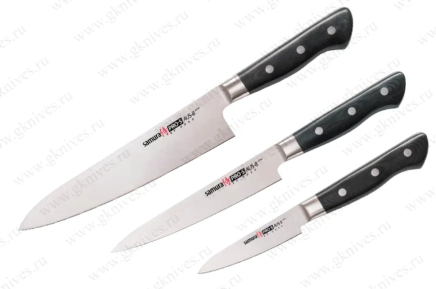 Набор из 3-х ножей Samura Pro-S SP-0220 арт.0609.200-0