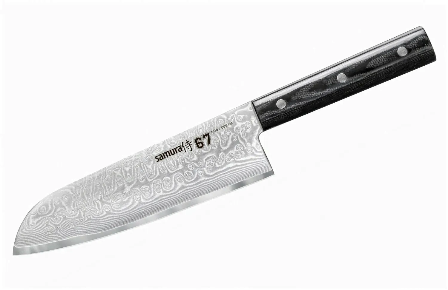 Нож кухонный Сантоку 175мм Samura 67 Damascus SD67-0094M
