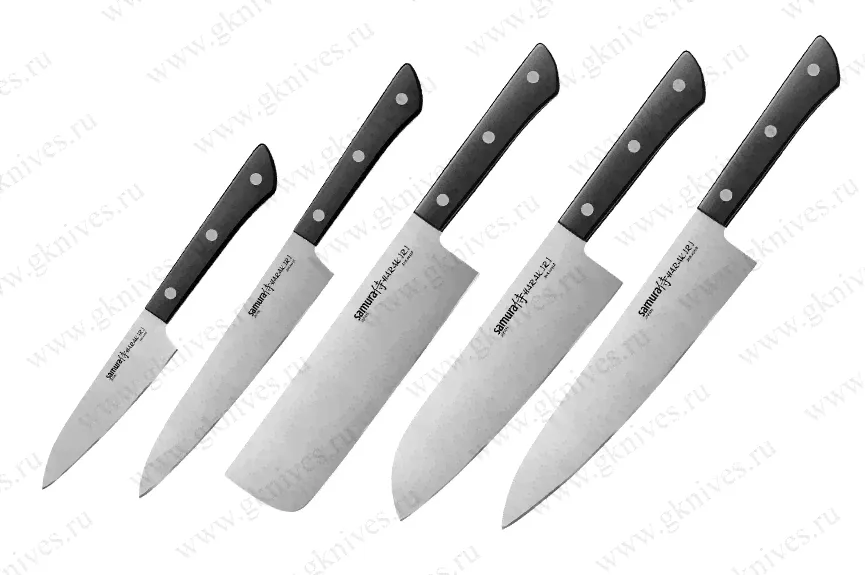 Набор из 5-и ножей Samura Harakiri SHR-0250B арт.0609.120-0