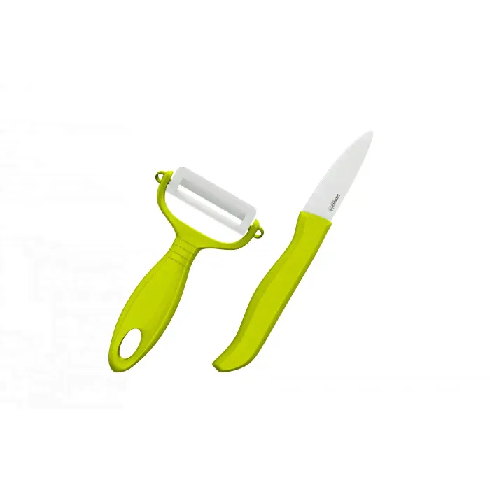 Набор Фруктовый нож и овощечистка Samura Eco Ceramic SKC-011GR