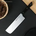 Нож кухонный сантоку Samura Harakiri Накири, лезвие 16,1 см, сталь AUS-8