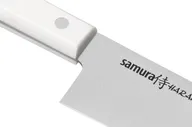 Набор из 3 кухонных ножей Samura Harakiri Поварская тройка, сталь AUS-8, рукоять ABS-пластик, белый