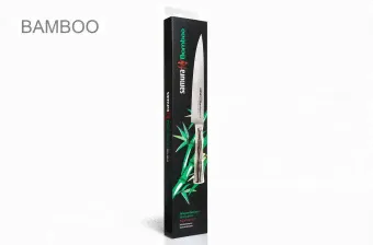 Нож кухонный для нарезки, слайсер SBA-0045 Samura Bamboo-3