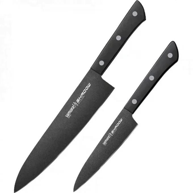 Набор из 2-х ножей SAMURA SHADOW SH-0210/K