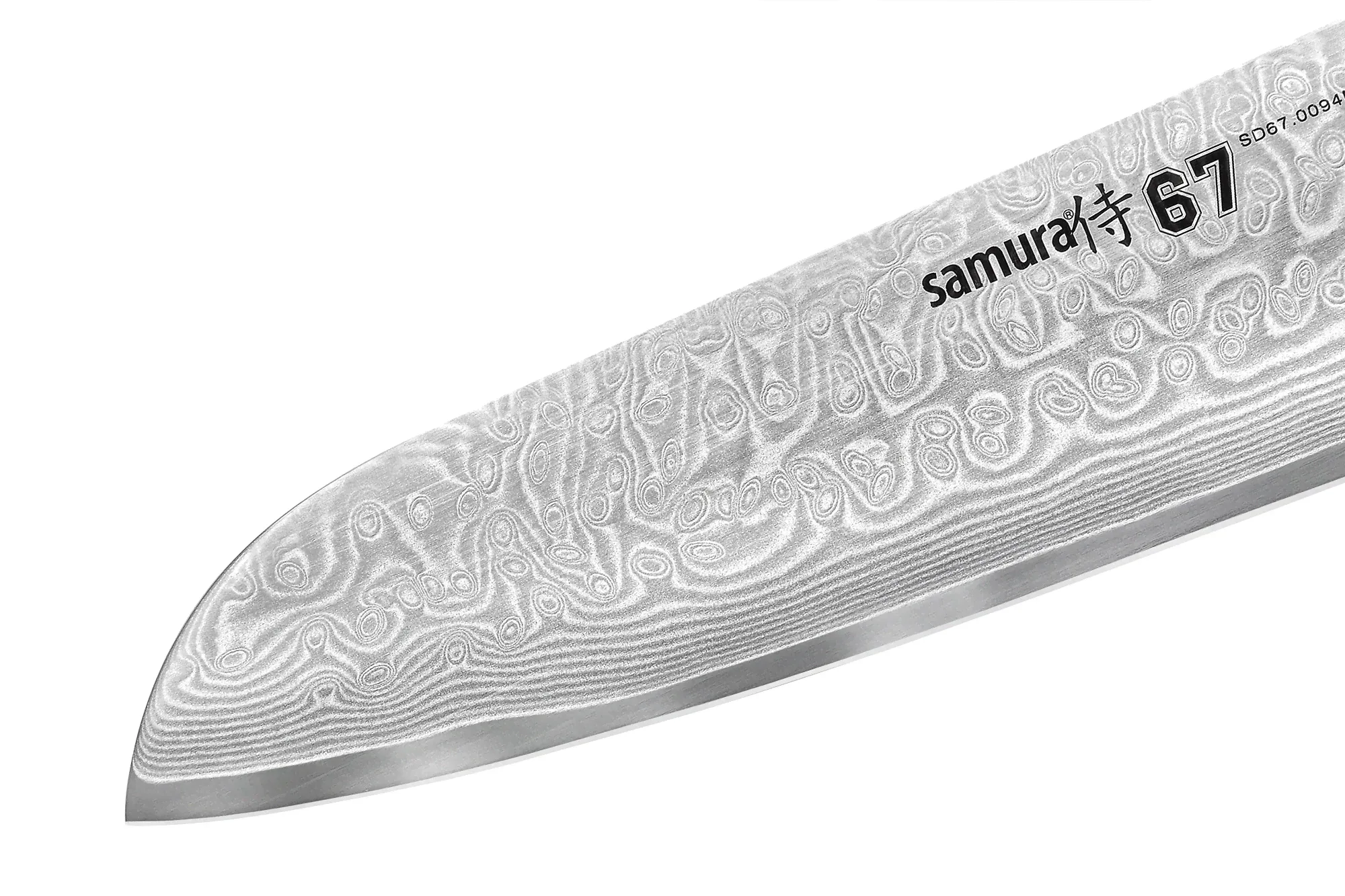 Нож сантоку L=17,5 см 67 Damascus Samura SD67-0094M/K-1