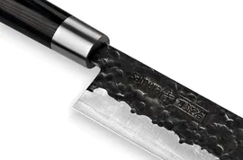 Набор кухонный - нож кухонный Samura BLACKSMITH накири 168 мм, гвоздичное масло, салфетка