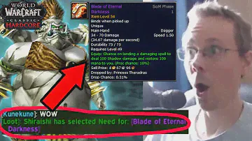 Blade of Eternal Darkness Drops and Hunter Rolls NEED