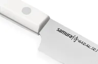 Набор из 3 кухонных ножей Samura Harakiri Поварская тройка, сталь AUS-8, рукоять ABS-пластик, белый