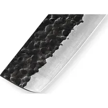 Набор: нож кухонный SAMURA BLACKSMITH НАКИРИ гвоздичное масло, салфетка SBL-0043C