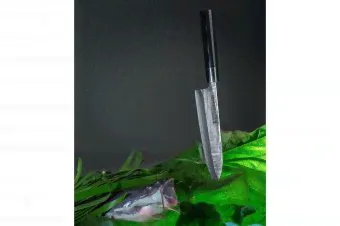 Набор нож сантоку L=182 мм Samura Super 5, гвоздичное масло, салфетка SP5-0095C/K-0