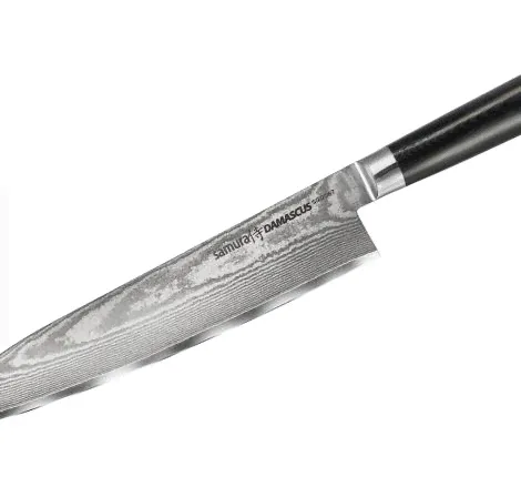 Нож кухонный "Samura DAMASCUS" Гранд Шеф 240 мм, G-10-2