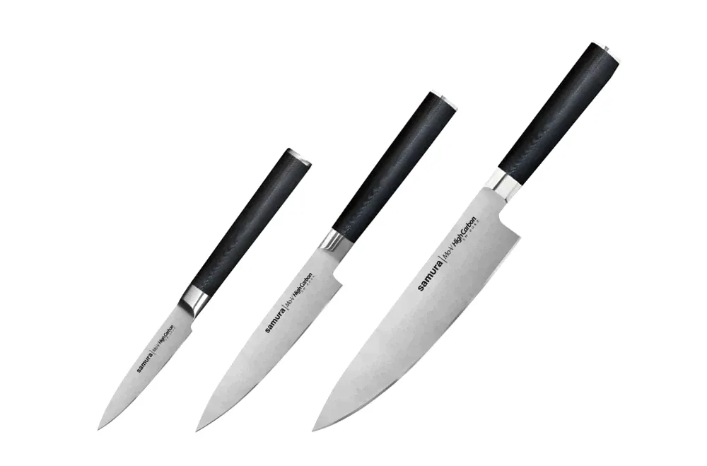 Набор из 3 ножей Samura Mo-V в подарочной коробке SM-0220/K