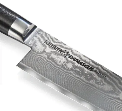 Нож кухонный "Samura DAMASCUS" Накири 167 мм, G-10-0