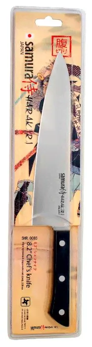 Samura Нож поварской Harakiri 20,8 см черный