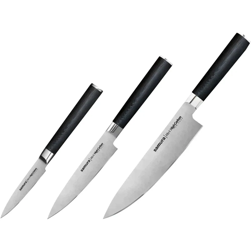 Samura Набор из 3 ножей Mo-V, G-10, SM-0220/K