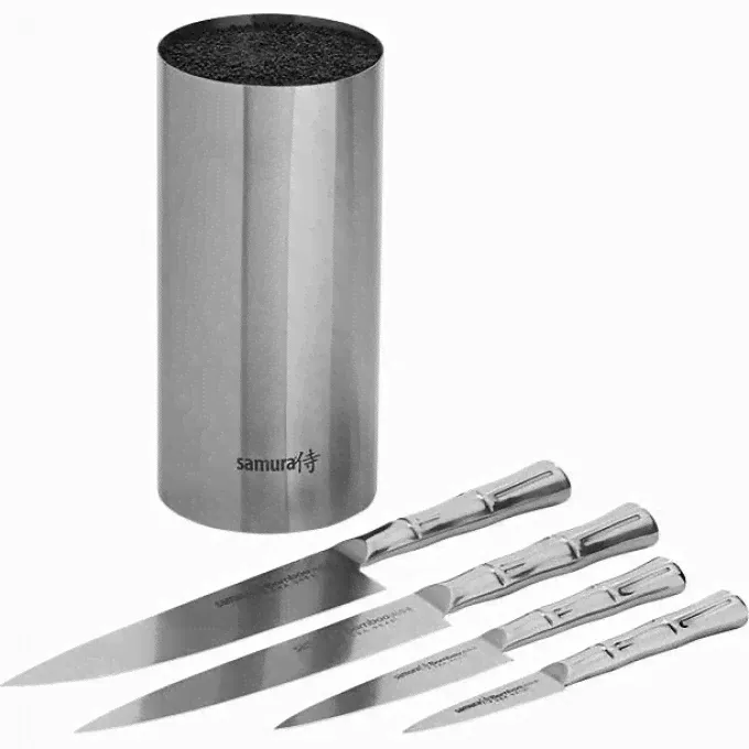Набор из 4-х ножей и подставки SAMURA BAMBOO SBA-05 SBA-05/K-3